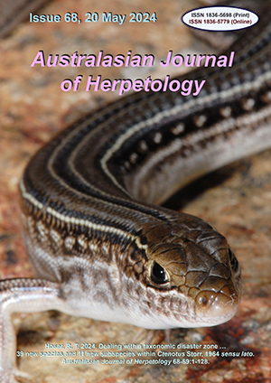 Australasian Journal of Herpetology Issue 68