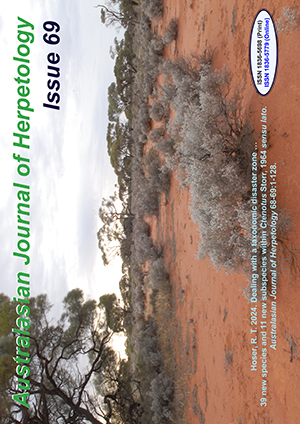 Australasian Journal of Herpetology Issue 69