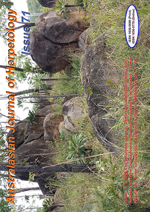 Australasian Journal of Herpetology Issue 71