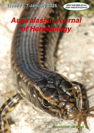 Australasian Journal of Herpetology Issue 73