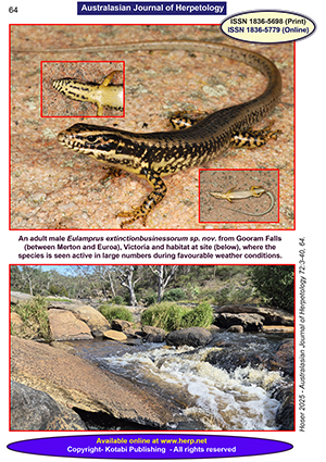 Australasian Journal of Herpetology Issue 72